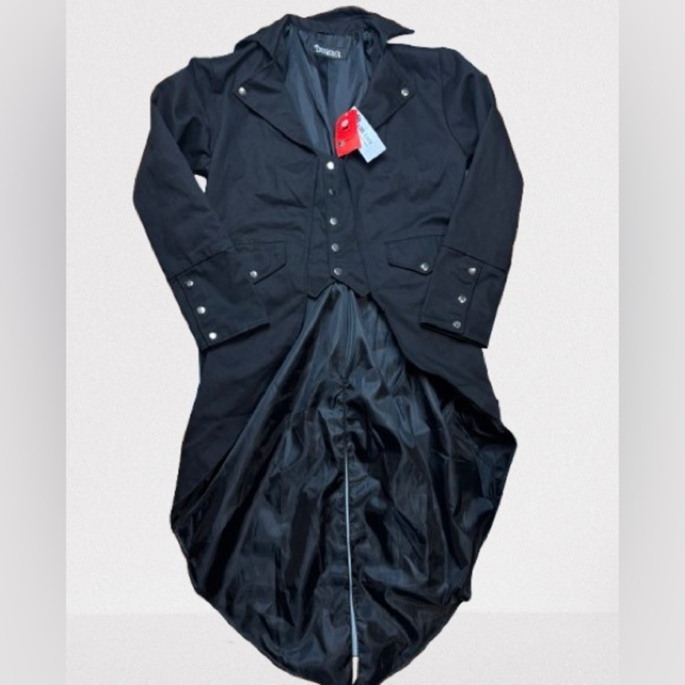 Men's Black Tailcoat Jacket